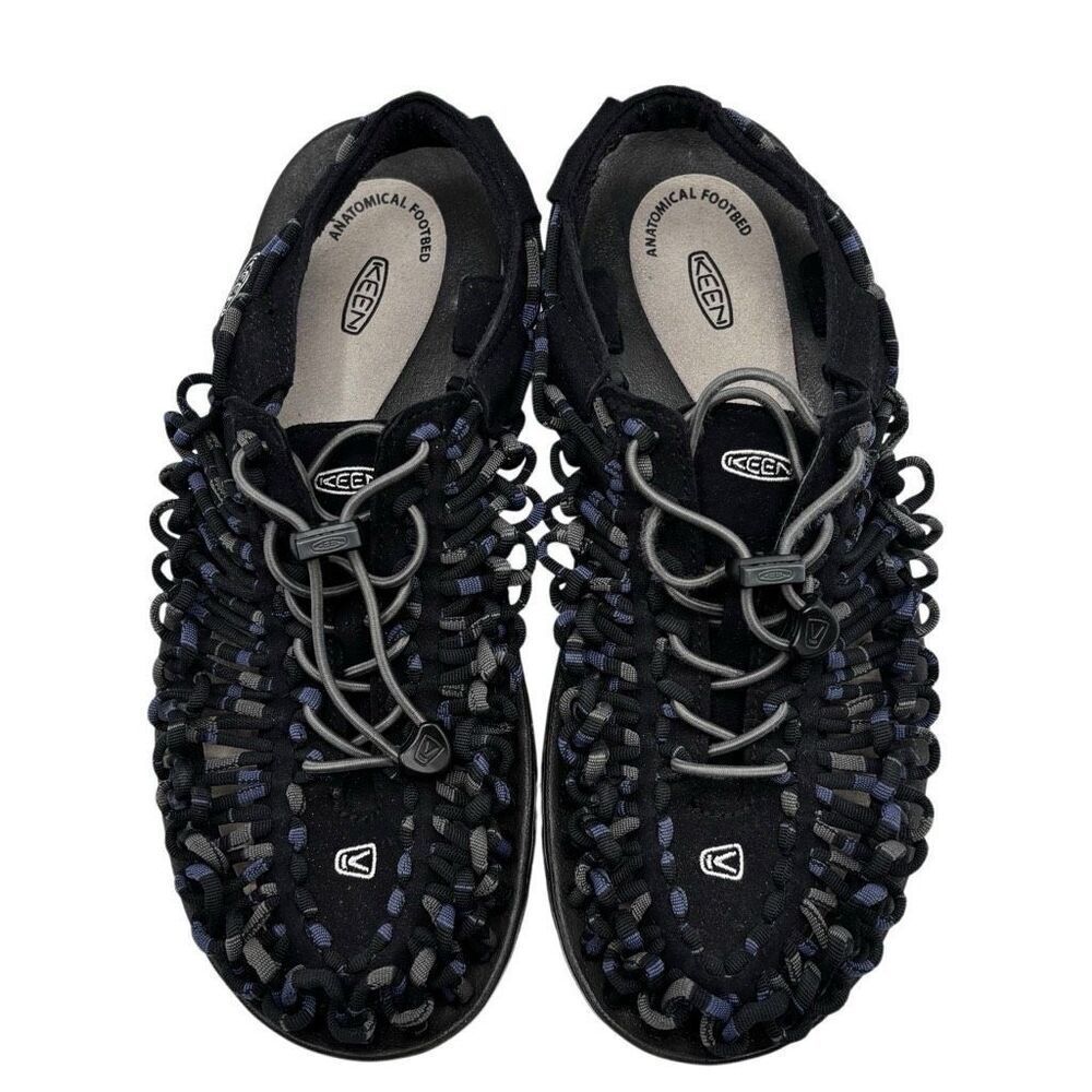 Keen Men's Uneek Sneakers Black Blue Size 10
